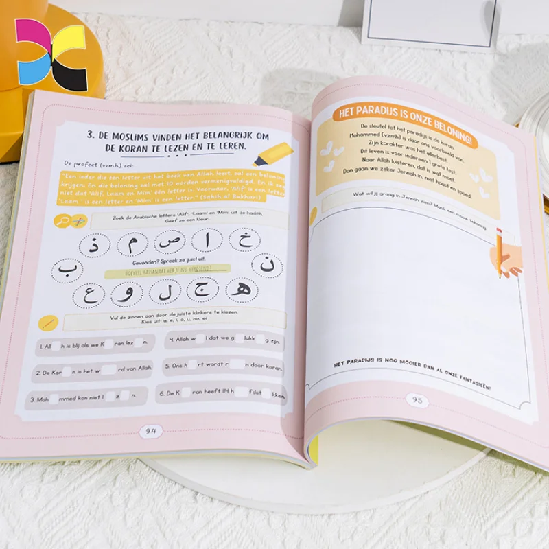 custom.Custom Hardcover Full Color Book Publishing Services Kids Coloring Picture English Children's Book Printing