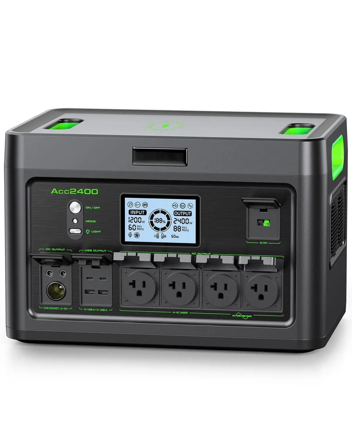 Portable Power Station 2400W Solar Generator for Home Use, Customized