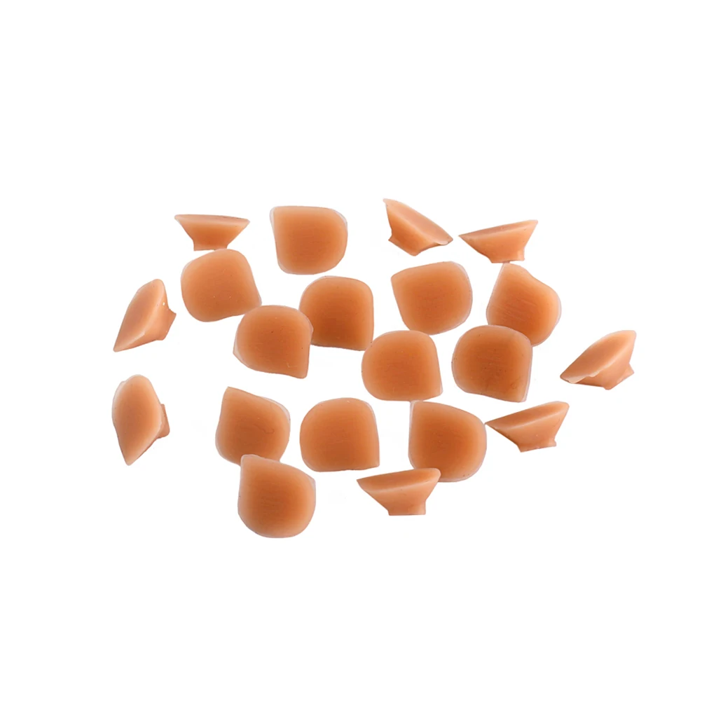 

20 Pcs Copper Flute Rubber Pad Parts Pads Accessory Horn Key Silicone Instruments