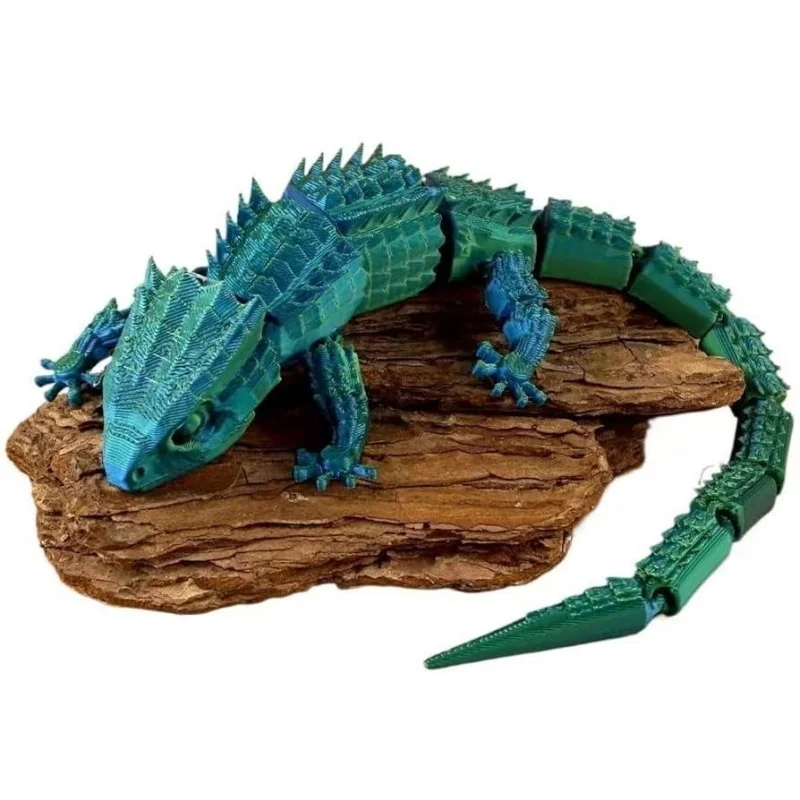NEW 3D Printed Simulation lizard Figurine ,Office Desktop Home Decor Ornament Crafts Miniatures,Perfect Gifts for Kids Adults