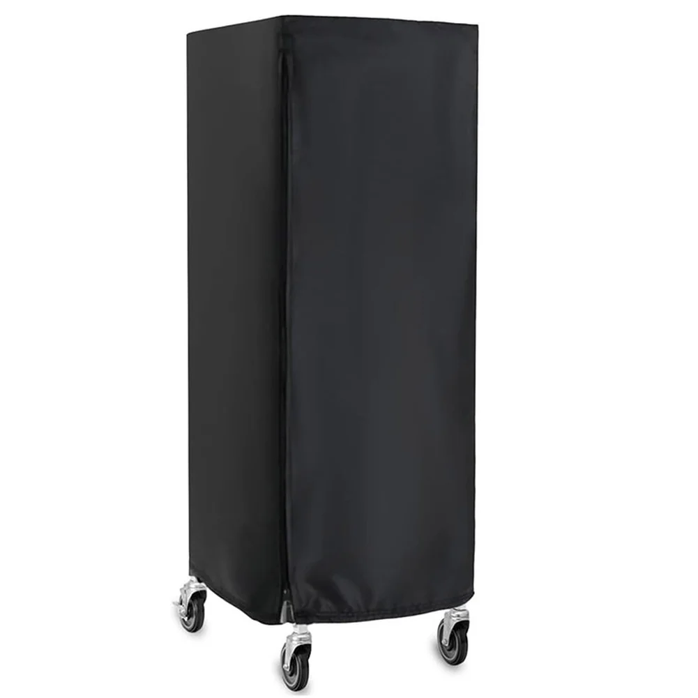 Waterproof Rack Shield Black Bread Rack Cover Zipper Closure Design Moisture Resistant Material For Kitchen Storage