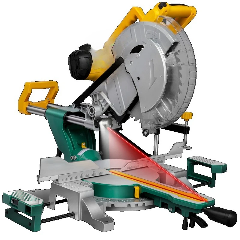 

12 inch push-pull saw belt woodworking aluminum cutting machine
