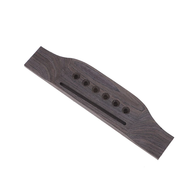 1Pc Guitar Parts Saddle Thru Guitar Bridge For Acoustic Guitar Rosewood Guitar Accessories hot sale