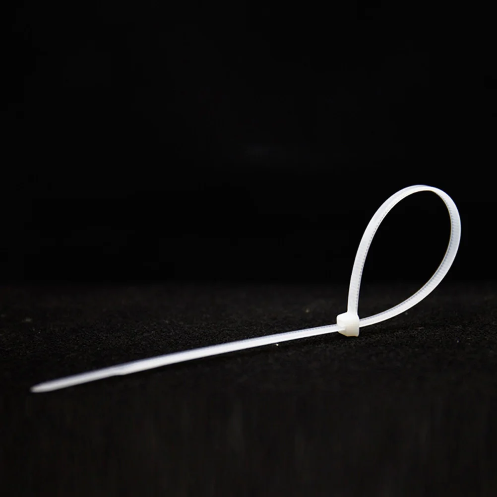 

500pcs White Self-Locking Cable Ties Weather Resistant For Outdoor Indoor Wire Management Nylon Plastic Fasteners Organizer