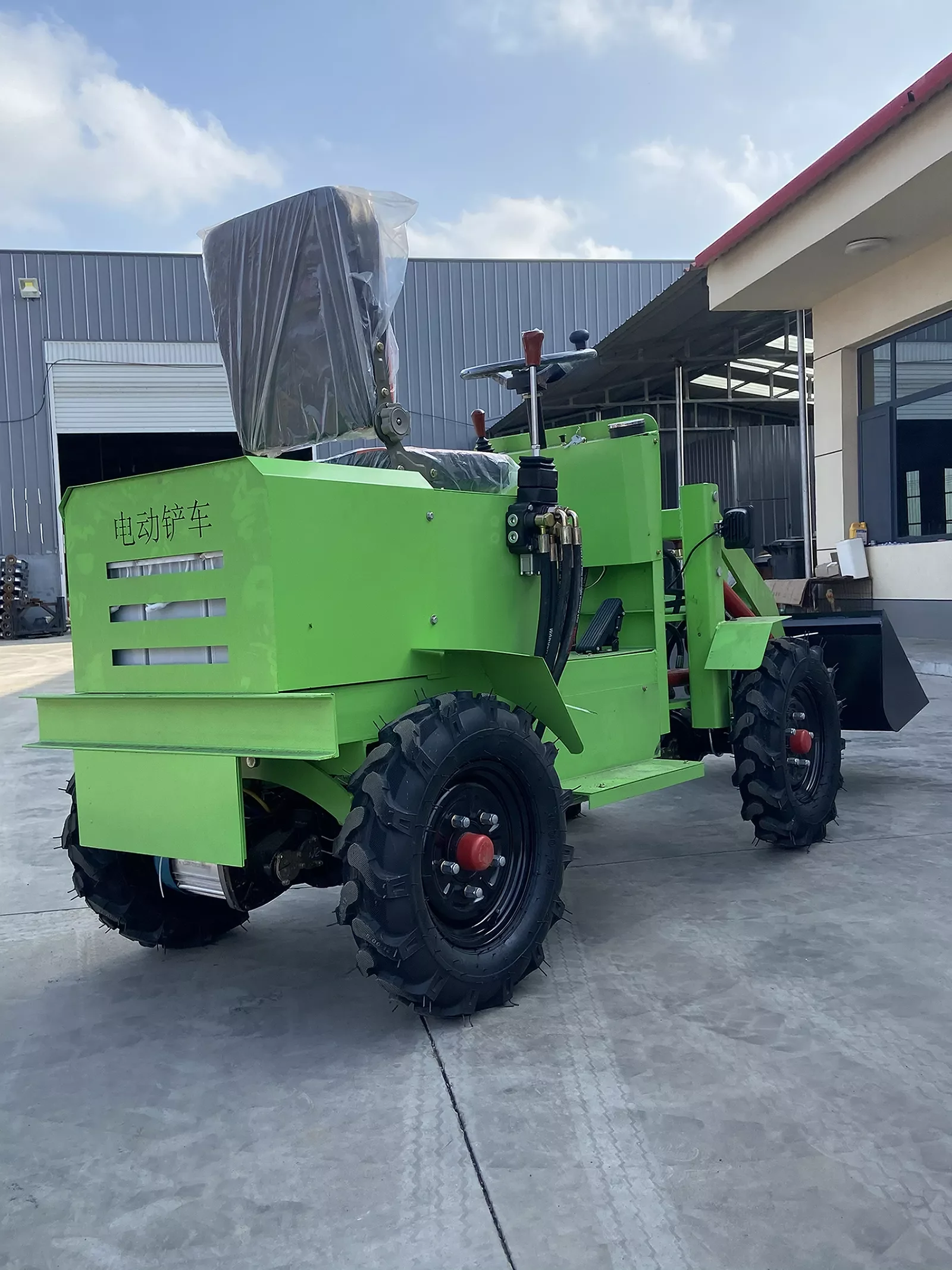 500KG Small Electric Loader Mini Loader Electric Small Wheel Loader