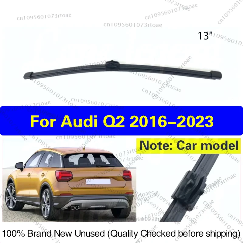

Car Rear Windshield Window Wiper Blade Brushes For Audi Q2 2016 - 2023 Rear Windscreen Rain Brush Auto Accessories 13"