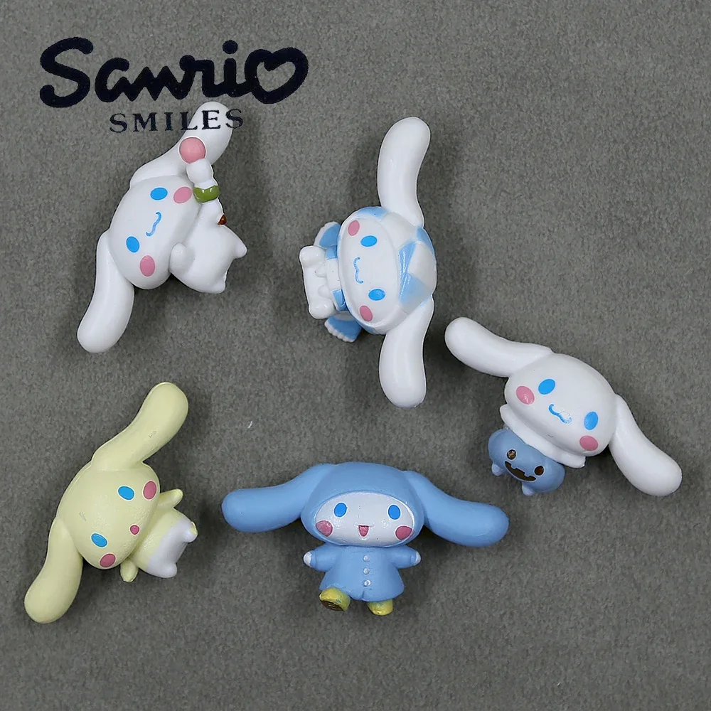 

Sanrio мультфильм 4 см фигура аниме Kawaii Cinnamoroll кукла Сделай Сам торт фотопатч рождественские подарки игрушки для девочек детей