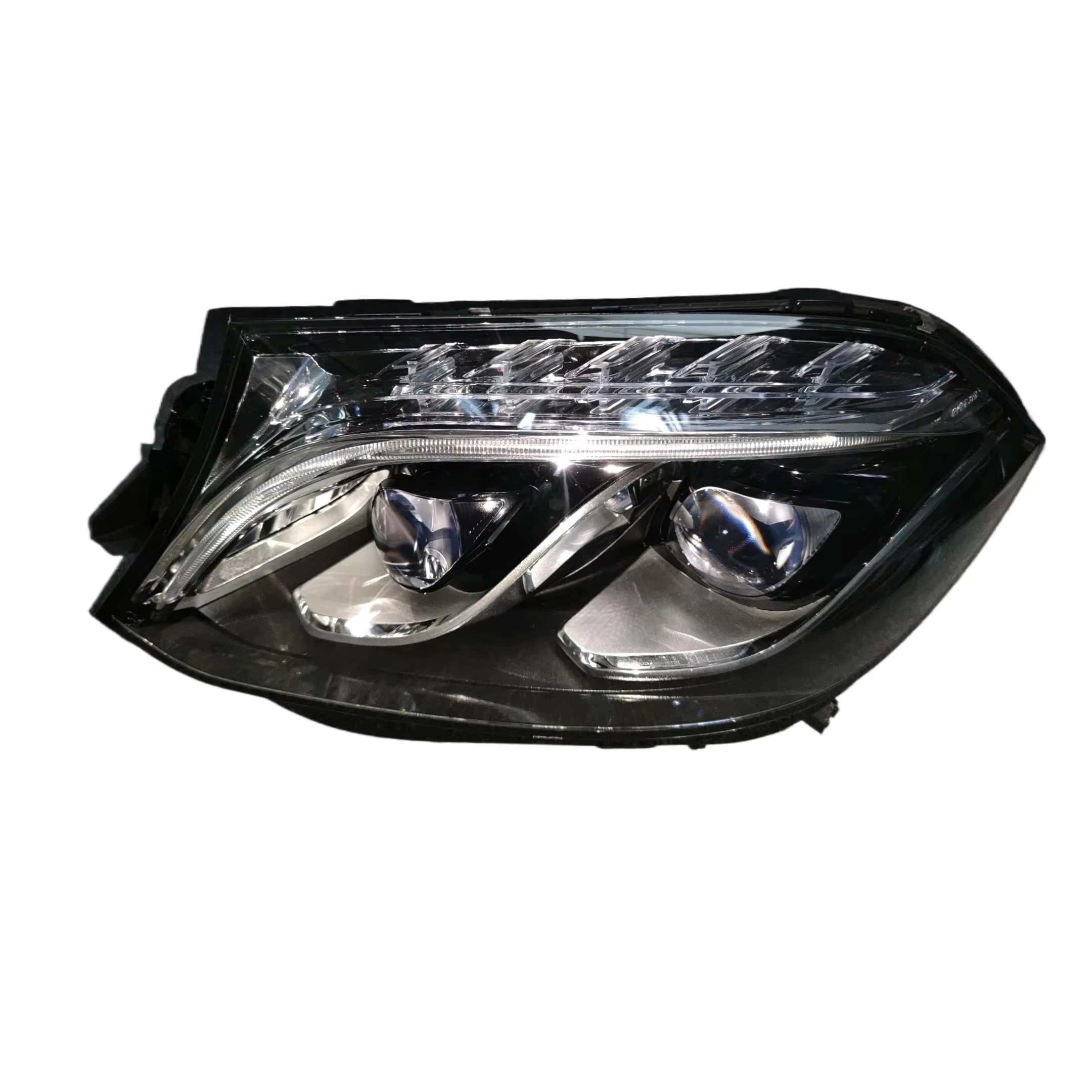 

For GLS X166 W166 LED Headlights White Circle 2016 - 2019 for GLS 450 GLS400 GLS350 Headlamp