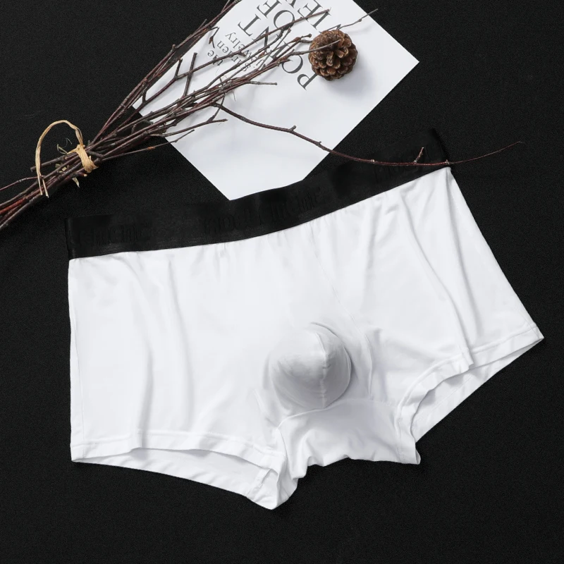 5 قطع رصاصة سبليت ملخصات للرجال مشروط الحرير الجليد الرجال الملاكمين الصيف سليم الكركدن رطوبة تنفس