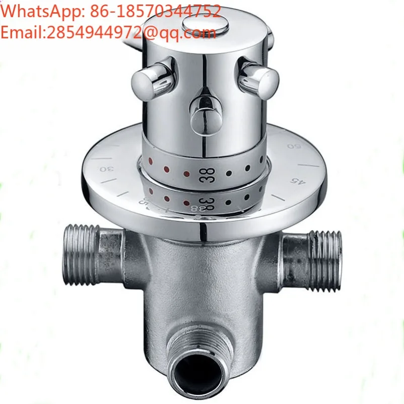 4 Points Concealed Into The Wall Thermostatic Valve, Solar Automatic Thermostatic Mixing Valve, Special for Bathtub Shower Room