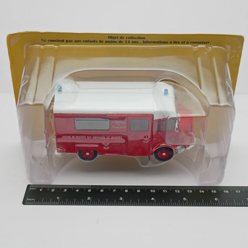 

Литой под давлением Ixo 1:43 Масштаб Citroen Тип HY Citroen H Пожарная машина из сплава Модель автомобиля Коллекционная игрушка Подарок Сувенир Дисплей Орнамент