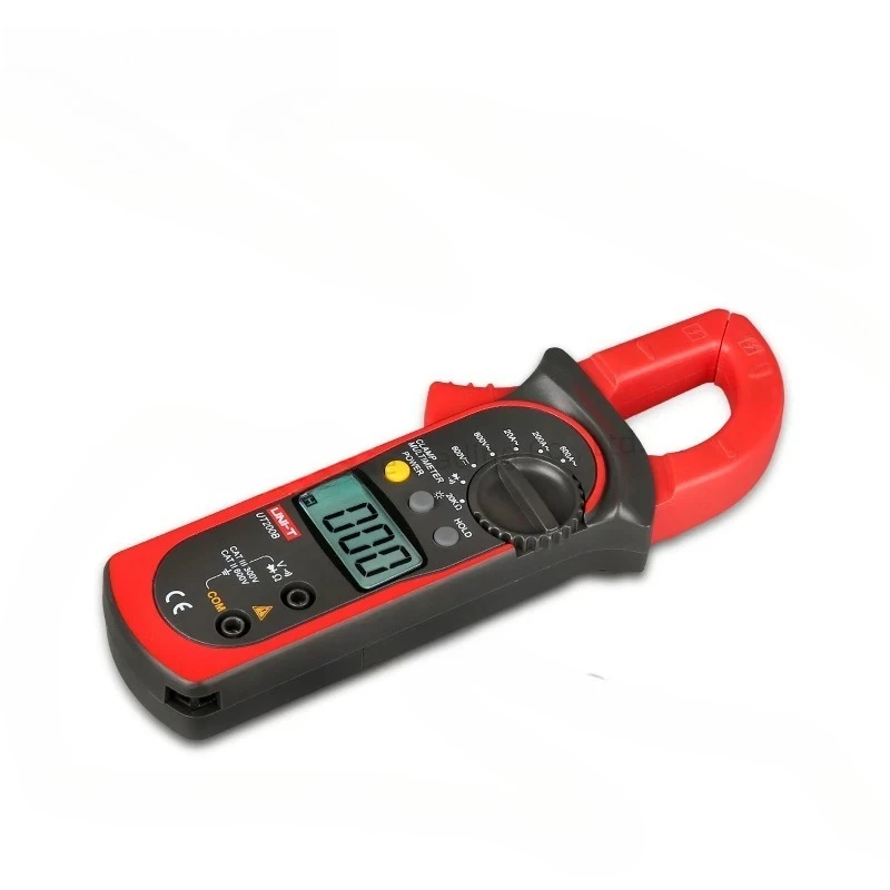 UT200A/UT200B Digital Clamp Meter, Voltage Ammeter Temperature Resistance Measurement Electrical Clamp Meter