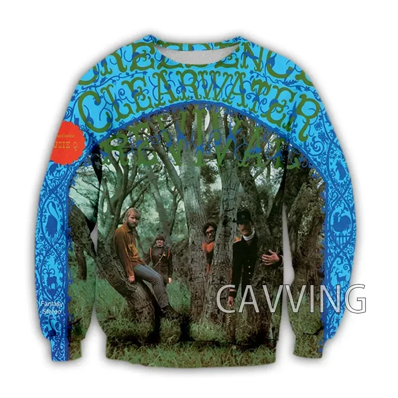 Creedence Clearwater Revival 3D Print Clothes Streetwear Men Hoodies Sweatshirt Fashion Zip Hooded Long Sleeve Pullover Tops H08