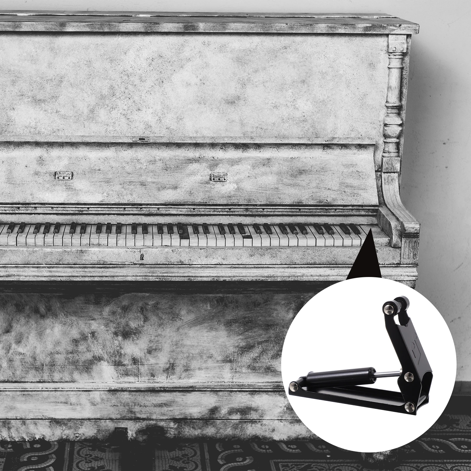

2 Pcs Piano Descender Durable Anti pressure Silent Buffer Cushion Safe Material Musical Instrument Accessory Piano Safety Supply