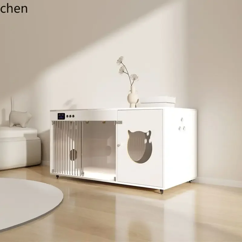 TQH6.23 solid wood intelligent thermostatic cat nest incubator heating household cat cabinet