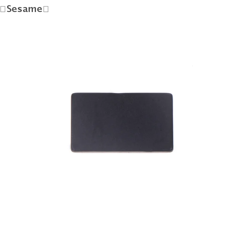 〔Sesame〕Shungite Phone Stickers Natural Black Square Round Mini Shungite Plates Stones Enhances Energy Healing Crystals