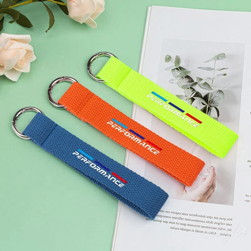 

Fashion Motorcycle Embroidery Webbing Keychain Key Chain Ring for BMW M Emblem E46 E36 E34 F10 E90 F30 E60 F30 E53 E30 E92 E87