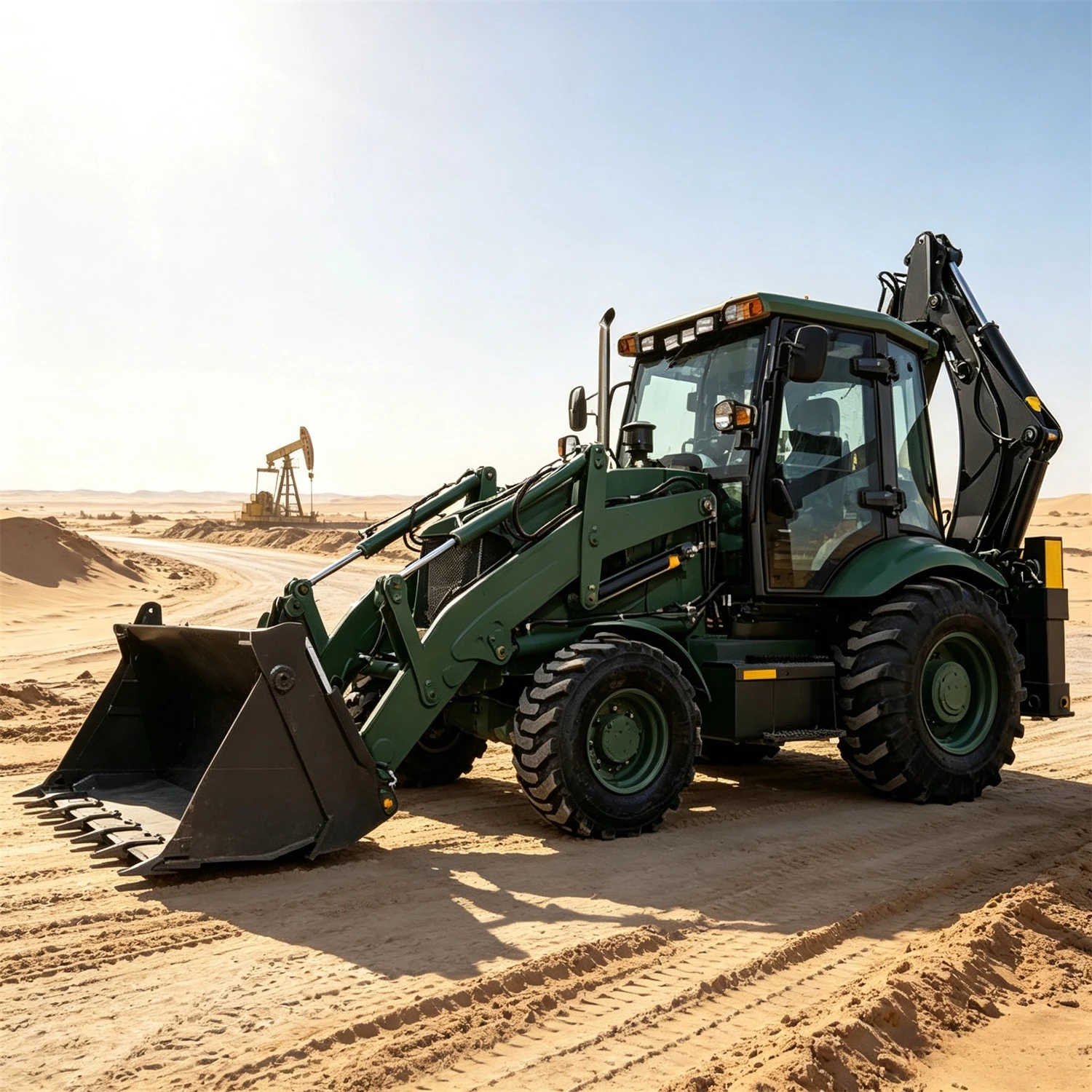 Factory Direct Two Busy Loaders Agriculture Construction Hydraulic 4x4 Backhoes Loader New Multifunctional Backhoe Loader