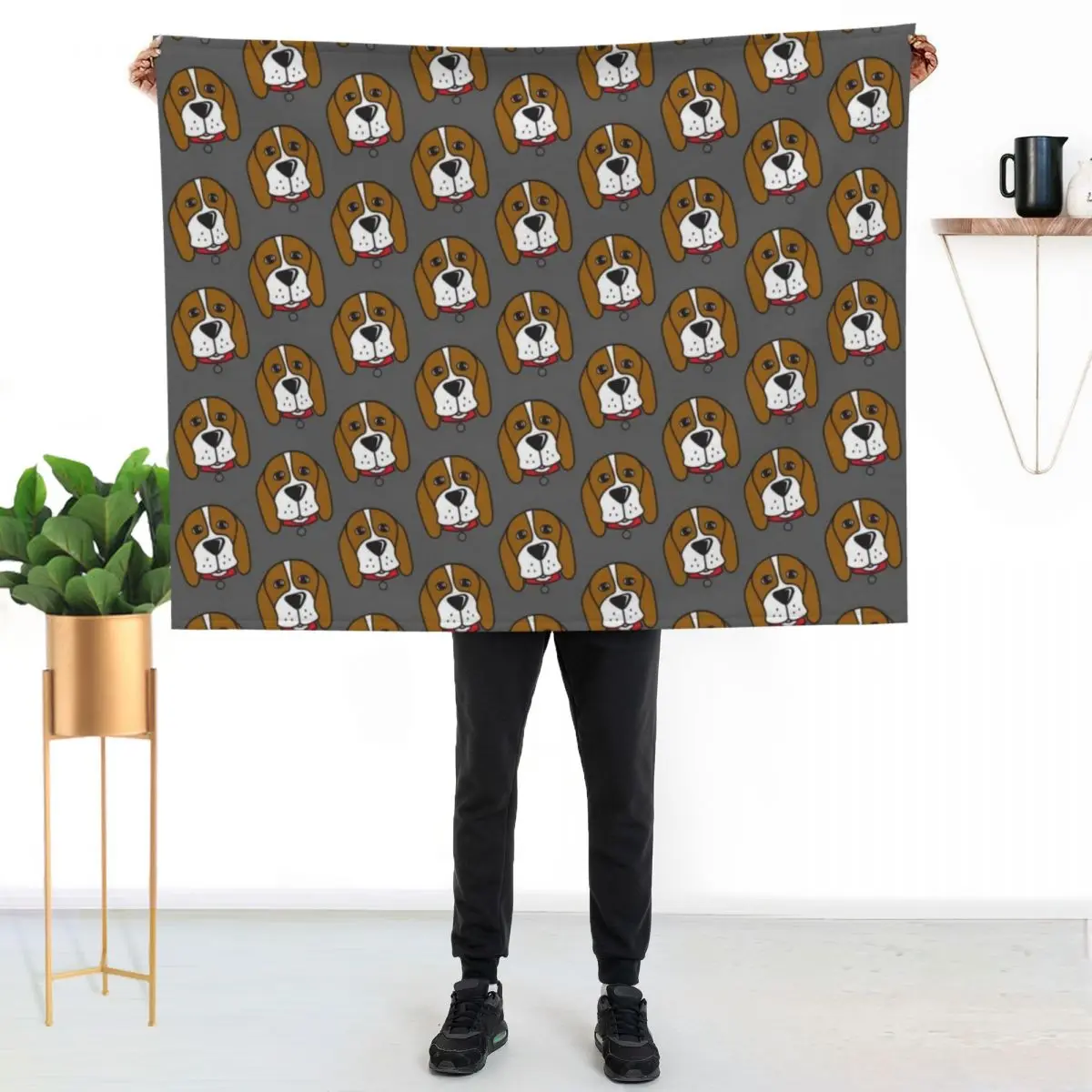 Beagle Rescue Victoria Merch! Throw Blanket Plaid Soft Beds Decorative Throw Soft Plaid Personalized Gift bed plaid Blankets