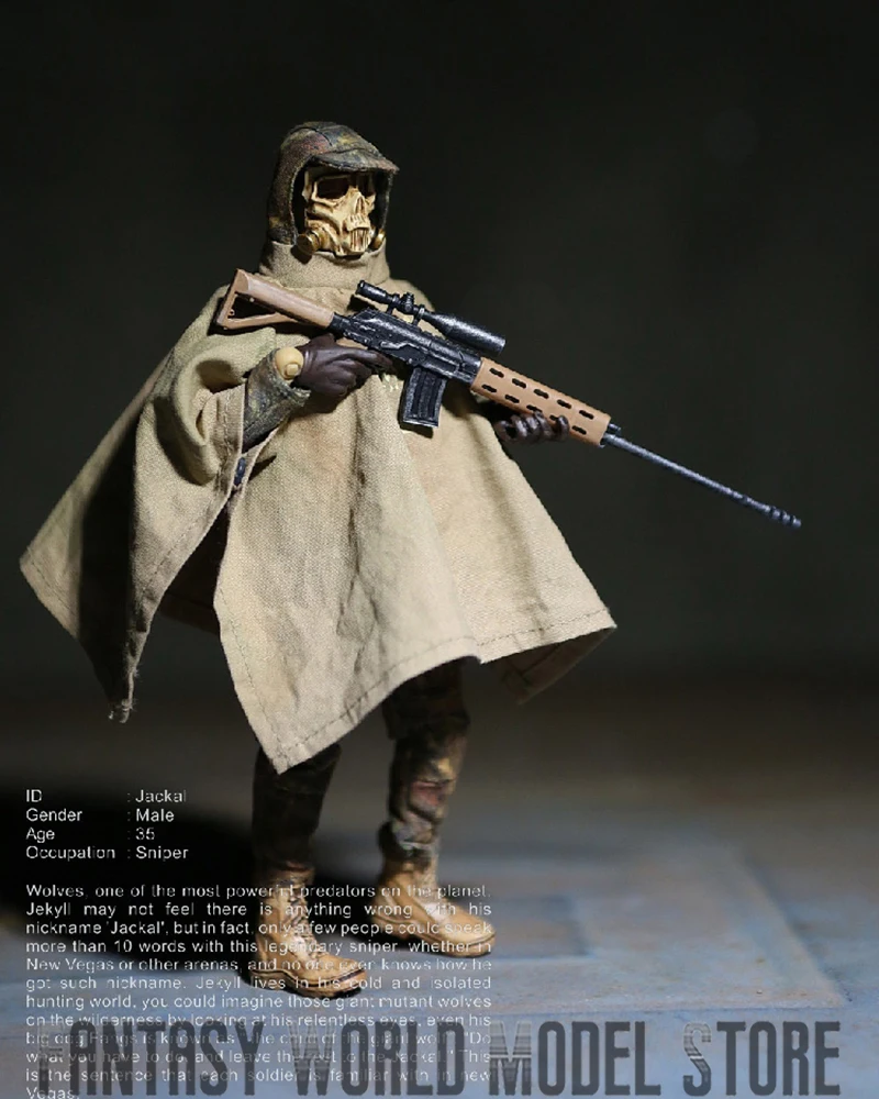 In Stock VORTEXTOYS V00011 1/12 Male Soldier Sniper JACKAL Combat Boots Camouflage Clothing Model Full Set 6'' Action Figure