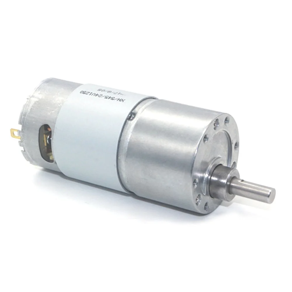 

JGB37 545 DC 12V 24V Gear Motor Smart Car High Torque Forward Backward Reversible Gearbox Low Speed Reduction Gear Motor Reducer