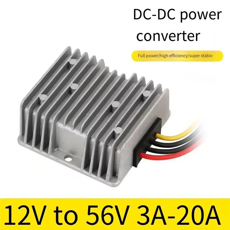 AB15-12V ~ 56V 3A DC 전력 변환기 CV/CC 스텝 업 전원 어댑터 Gen 3 라우터용 충전식