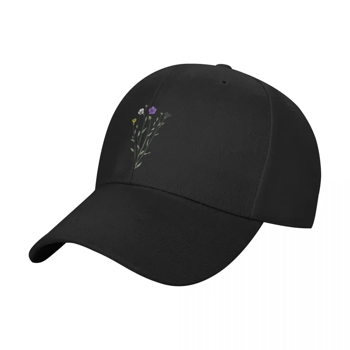 Subtle Nonbinary Pride Flax Sprig Baseball Cap Luxury Brand luxury woman cap funny hat Women's Hats Men's