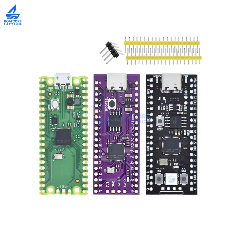Raspberry Pi Pico RP2040 Board Dual-Core ARM Cortex-M0+ Processor 264KB Low-Power High-Performance TYPE-C / MICRO Interface