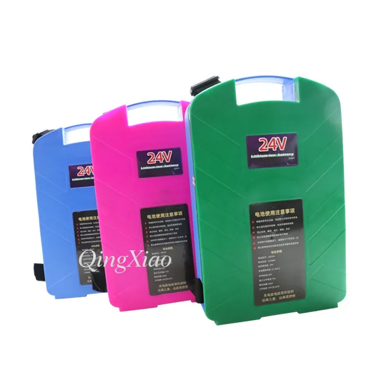 #Wholesale 12V Deep Cycle Waterproof Lithium Battery Large Capacity 24V Rechargeable Outdoor 26Ah Lithium Battery Pack With BMS