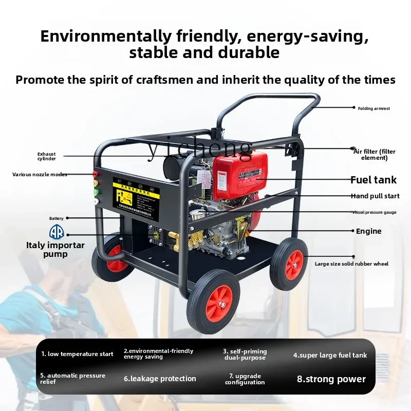 cc26 ultra-high pressure car washing machine commercial cleaning machine high power powerful car washing water gun pump