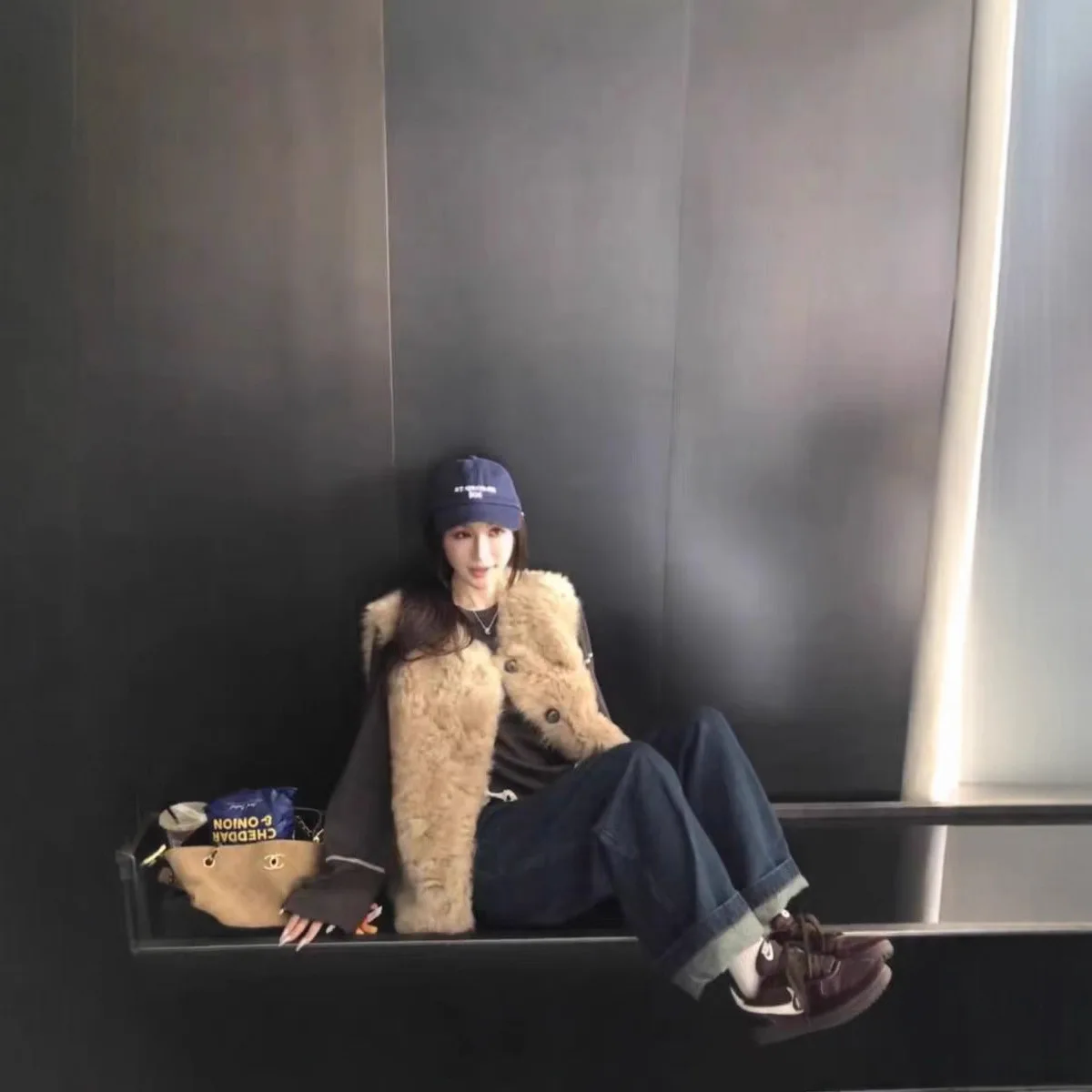 

Жилеты, толстые женские жилеты на молнии, зимние бархатные плюшевые двухслойные жилеты во французском стиле, незамерзающие, теплые, профессиональные, уютные, сексуальные