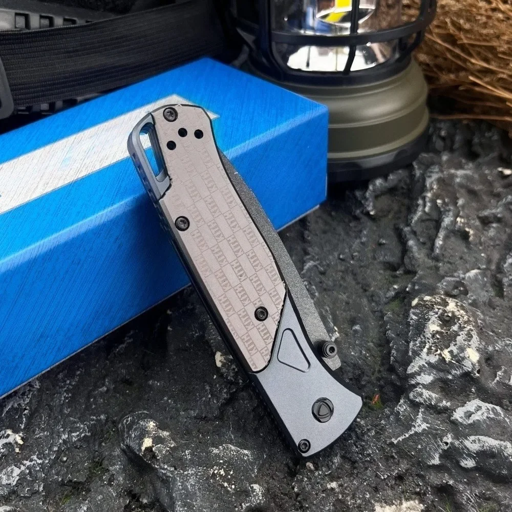 535 سكين للفرد D2 شفرة مقبض ألمونيوم جودة عالية سكينة للاستعمال الخارجي سكينة سرفايفل المحمولة سكين تخييم EDC سكين جيب