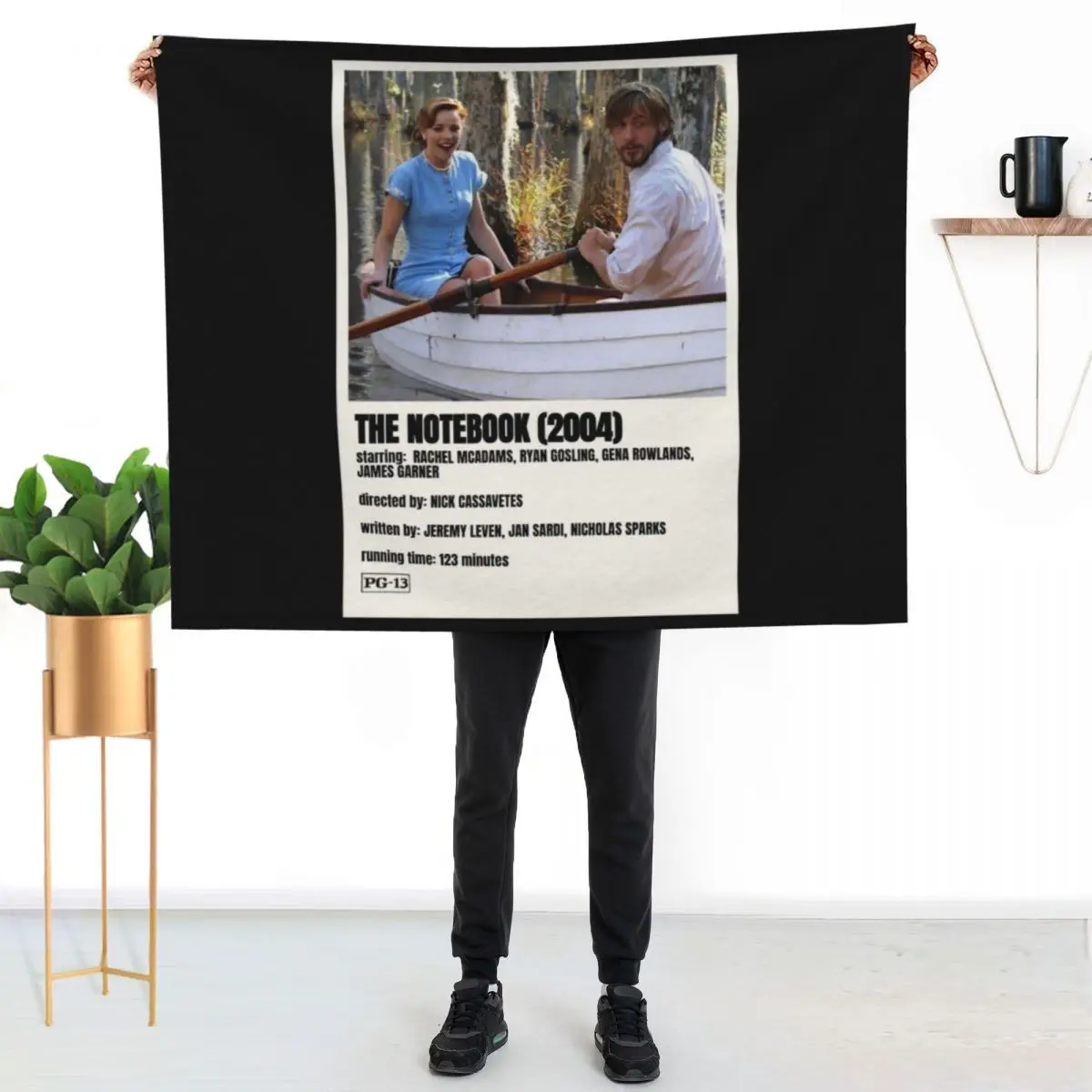 The Notebook Movie Throw Blanket Long Lasting Soft Plush Blanket for Daily Use