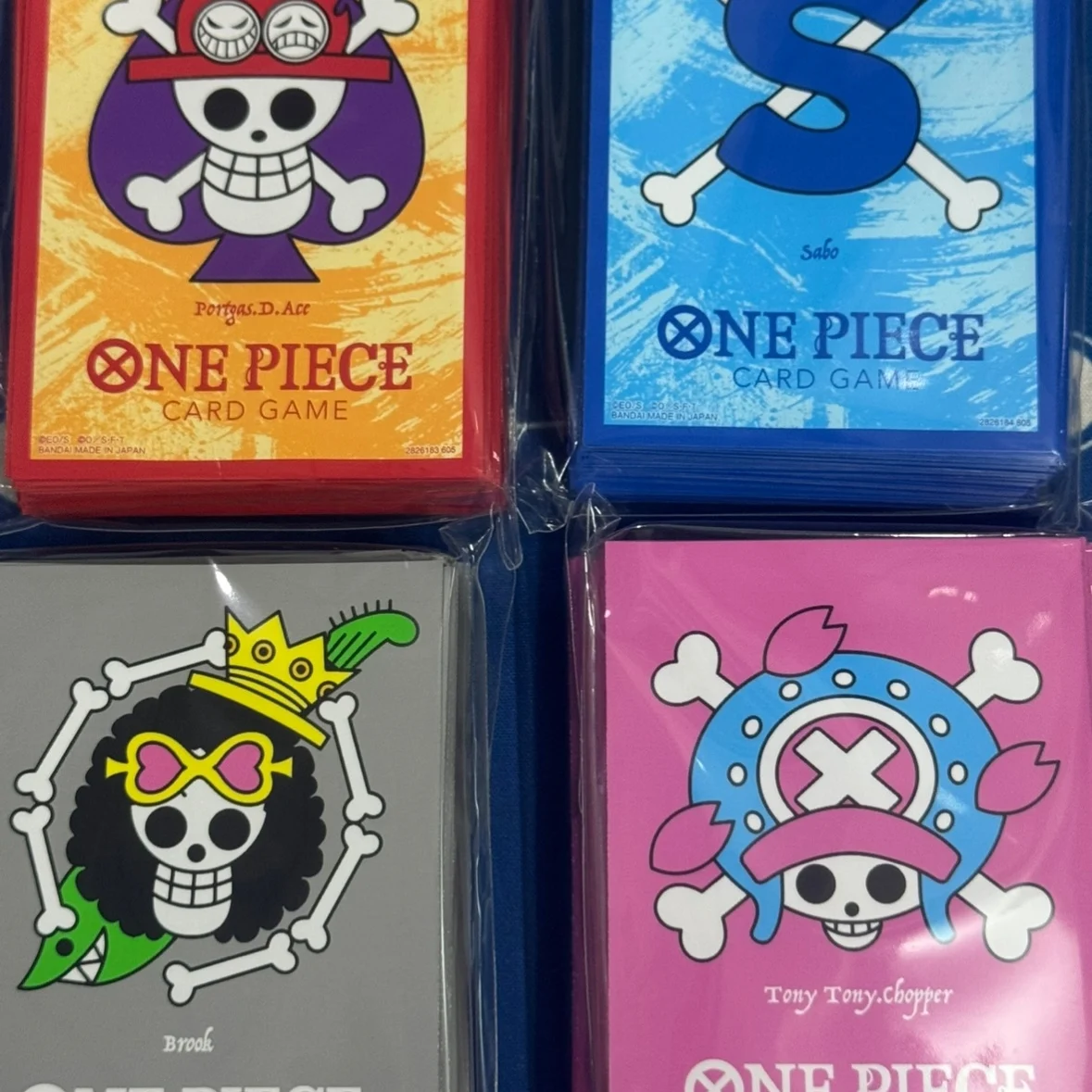 

One Piece Card Game (Opcg) Matte Card Sleeves - Collector'S Vol. 4 (Ace, Sabo, Brook, Chopper)