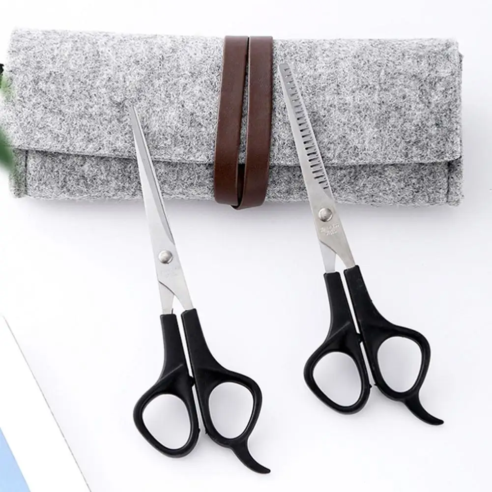 Professional Hairdressing Scissor Hair Thinning Scissors Hair Straight Scissors Broken Hair Tooth Scissors with Leveling Ruler