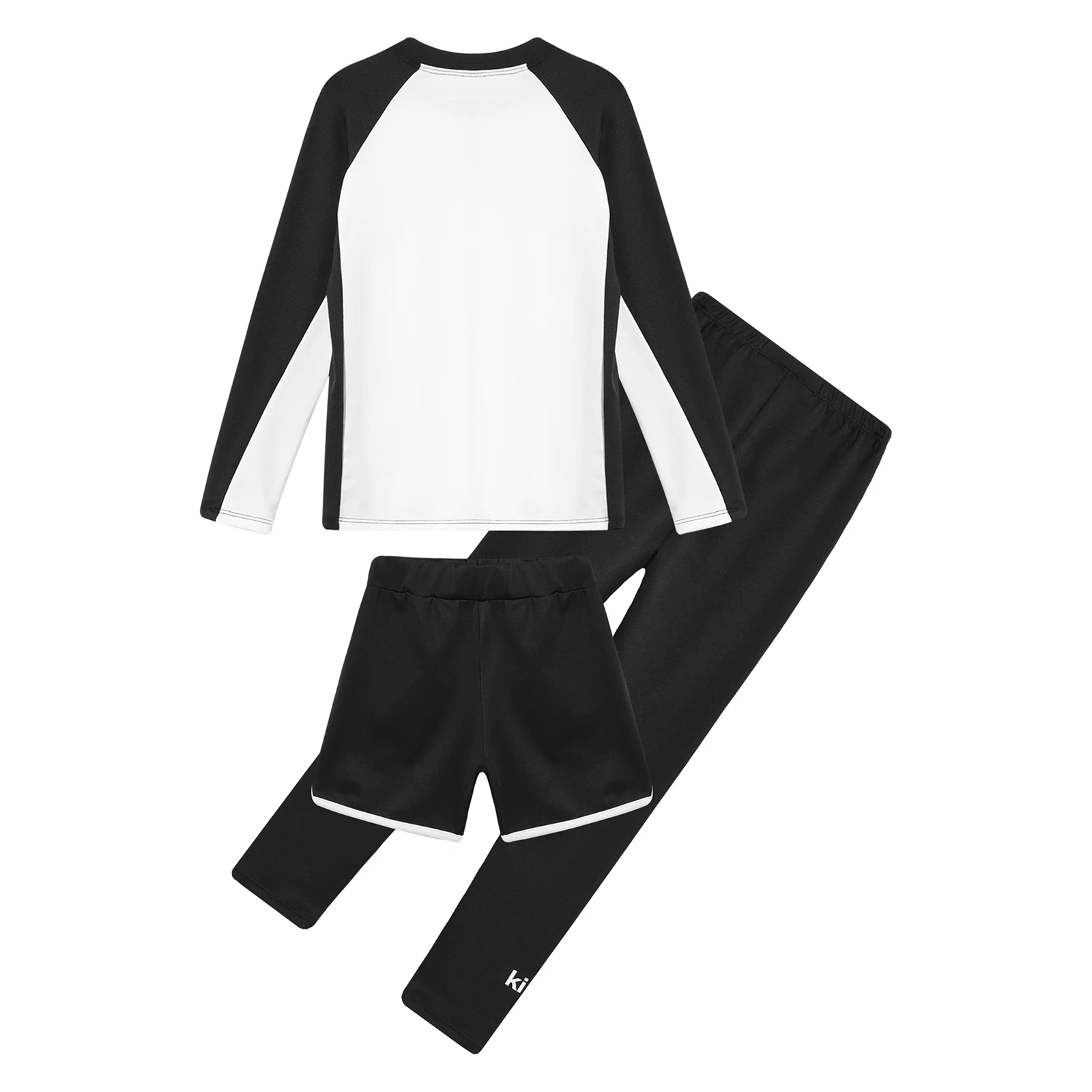 Kids Boys 3Pcs Swimsuit Rash Guard Set Long Sleeve Front Zipper Top with Pants Shorts Swimwear Bathing Suit Beachwear Sportswear