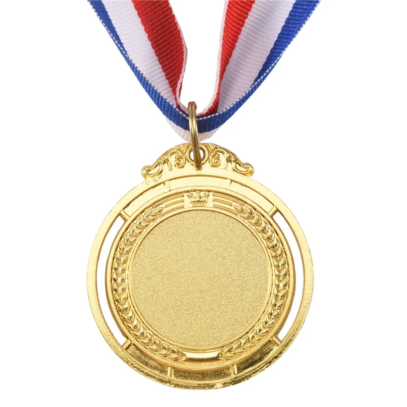 

F-3C Пустые медали для любого соревнования Медаль золотого и серебряного цвета Детские медали Медали победителя Награда поощрения Значок