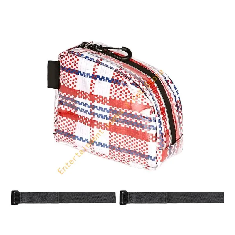 Cycling Top Tube Bag with Checkered Finish and Main Compartment Carry Space 55KD