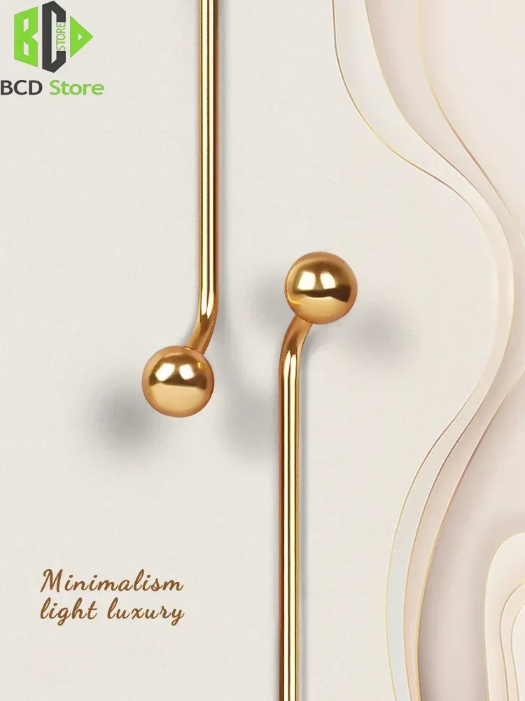 150-900mm Cabinet Door Long Handles Wardrobe Drawer High-end French Modern Minimalist Gold Silver Knob and Handles for Furniture