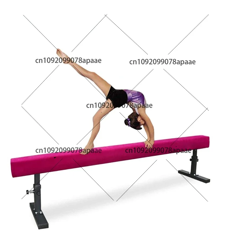 7 feet adjustable 30 45 cm wooden folding balance beam for gymnastics training