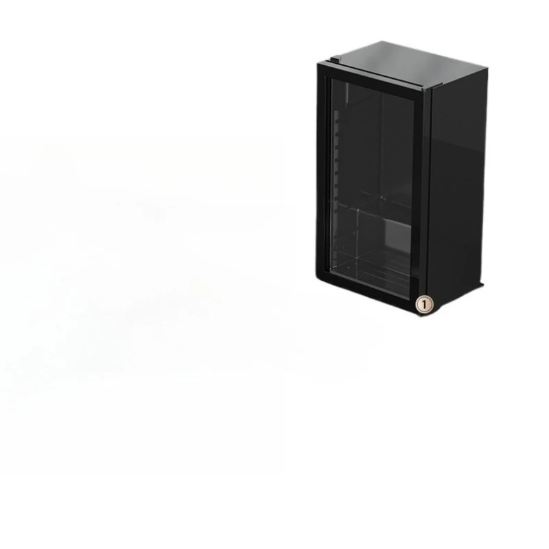 

Ultra-thin beverage refrigerator embedded in the ice bar