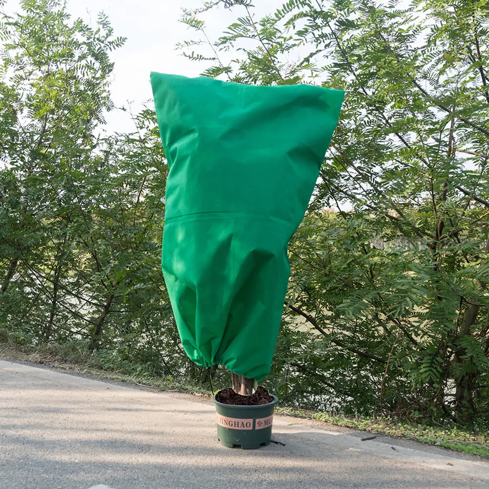 

3pcs Plant Protective Cover Frost Windproof Non-Woven Reusable Winter Tree Trunk Guard Antifreeze Bag Outdoor Plants Freeze