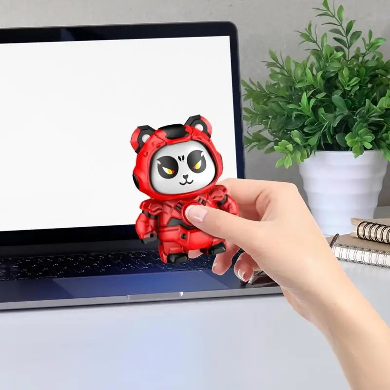 Face Changing Expression Toy Panda Ornament Toys Cute Puppet Decoration Desk Decorative Ornament Toys Fidget Toys For Children