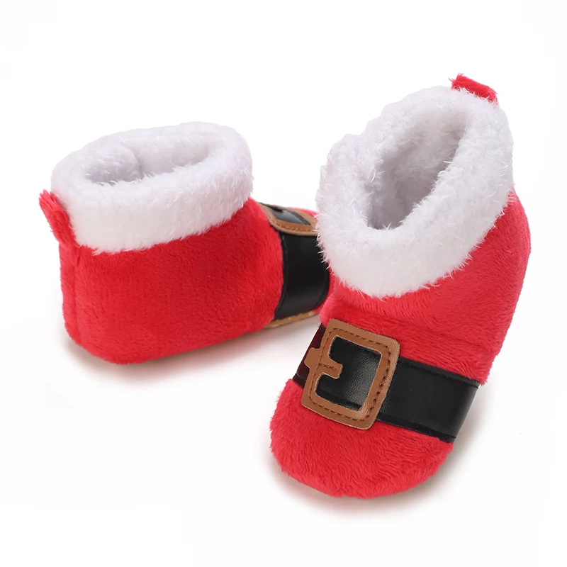 Weihnachtliche warme Winterschuhe für Männer und Frauen 0-18M Neugeborene Weihnachts-Cosplay Niedliche Cartoon-Kinder-Anime-Schuhe – Detail 6