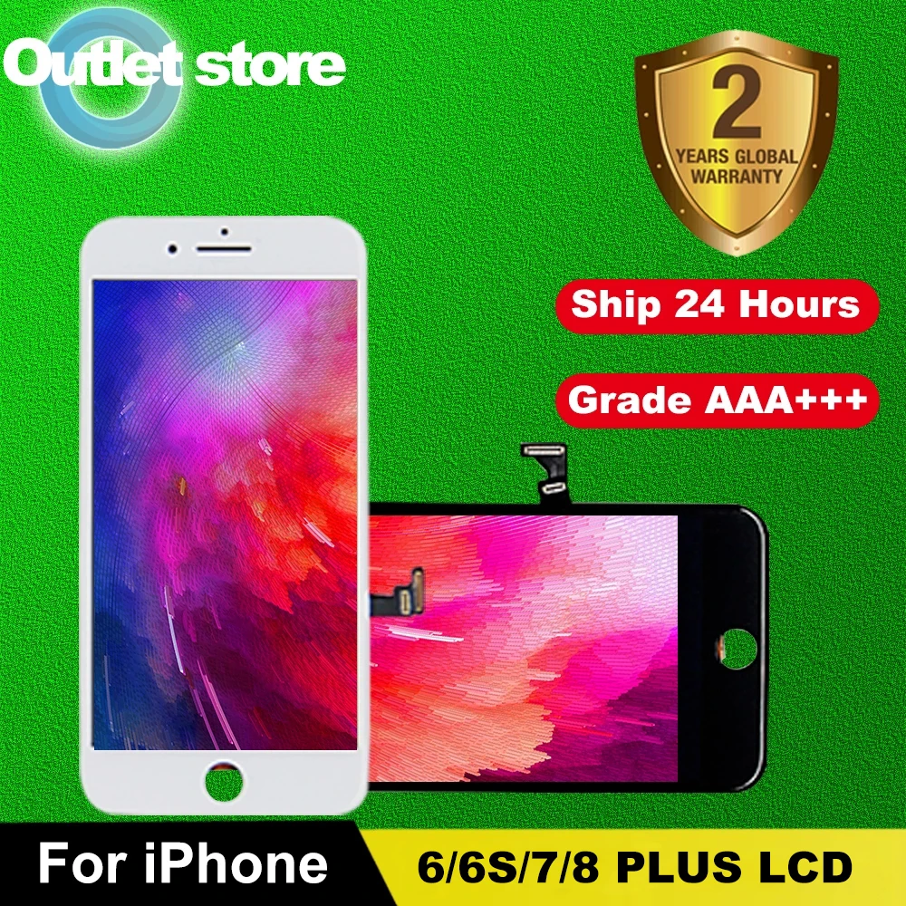 Top Quality LCD Display For iPhone 6 6S 7 8 Touch Screen Replacement for iPhone 6Plus 6S 7 8 Plus LCD Display