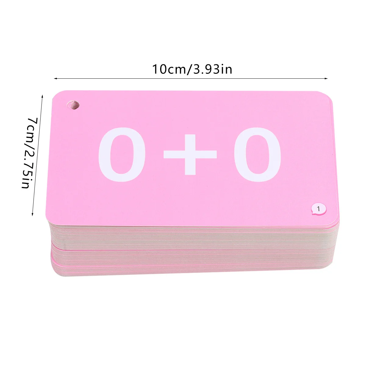 1 ชุดแฟลชการ์ดคณิตศาสตร์สำหรับเด็ก เกมฝึกฝนคณิตศาสตร์แสนสนุก ช่วยเพิ่มความเร็วในการคำนวณ เหมาะสำหรับผู้ปกครองและครูในการสอน