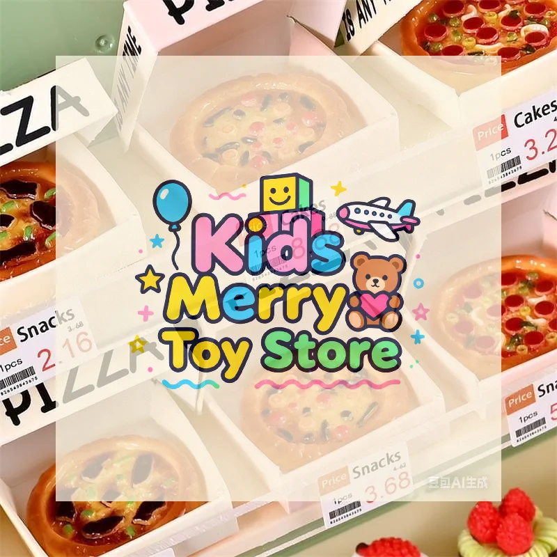 10 قطعة دمية لطيفة مصغرة مقلد المطبخ الغذاء لعبة البيتزا نموذج ديكور المنزل طفل اللعب لعبة المشهد الصغير الحلي الهدايا #2