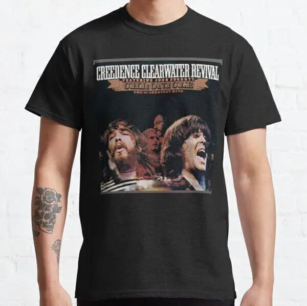 CCR T-Shirt Creedence Clearwater Revival Chronicle, Vol. 1 John Fogerty Classic