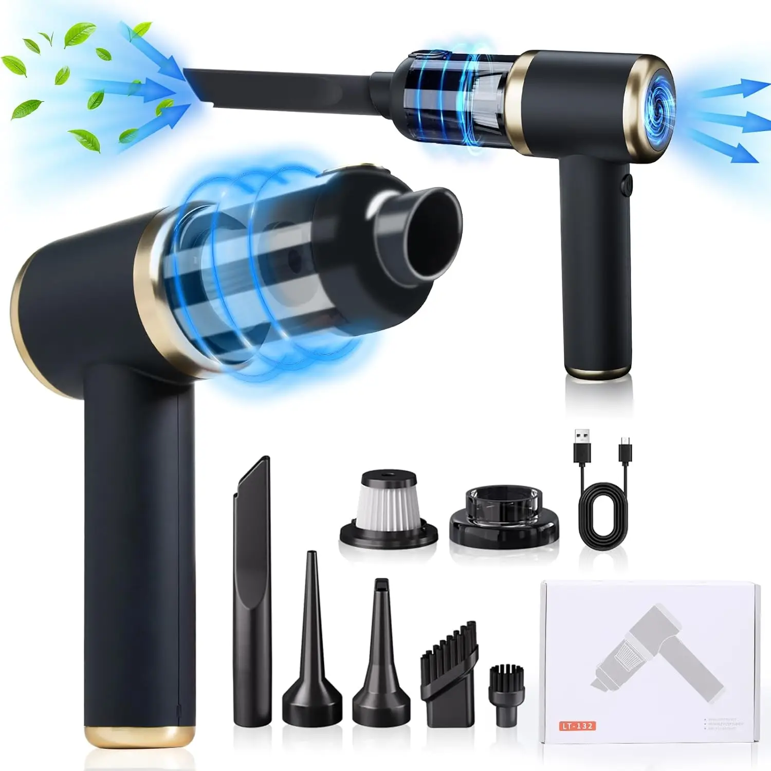 

Mini Handheld Vacuum Cleaner Wireless Wet and Dry Vacuum Cleaner Hand Vacuum Cleaner for Car Dust Cleaning