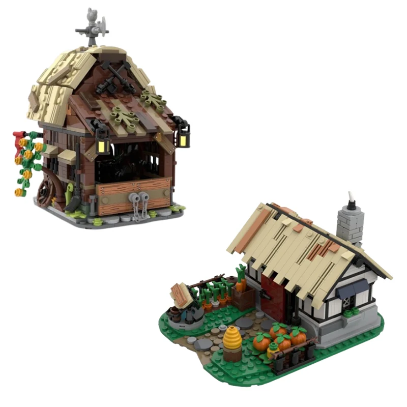 

Spot MOC-202692 121307 114761 167832 Хоут с видом на улицу Стабильная сборка мелких частиц Строительные блоки Головоломка Игрушечная модель Подарочный набор или